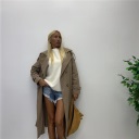 trench  lungo doppio petto basic